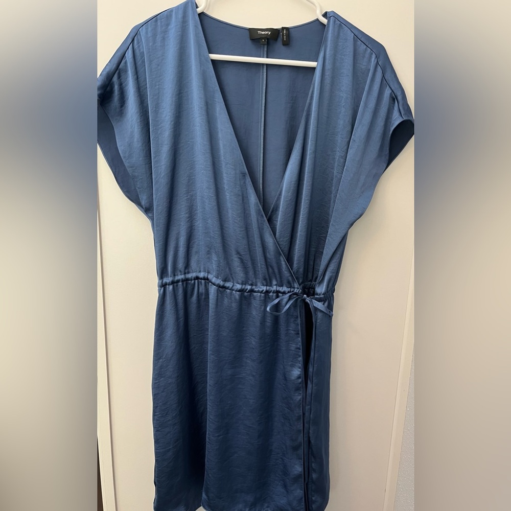 Theory Slate Blue Dress